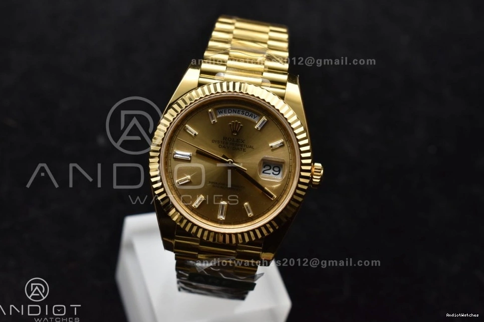 654 ARF President Day Bracelet VR3255 On 1:1 Dial 228238 (Gain Weight) Edition 40 Date Best Crystal Sustainable YG Gold 1106